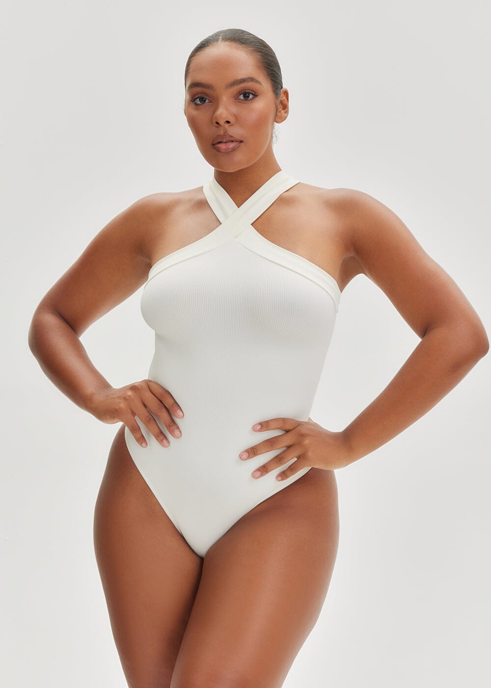 Body Modelador Crossover Halter