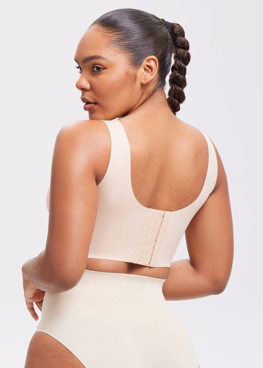 Sutiã Modelador Sem Costura com Decote em V - Up Comfort