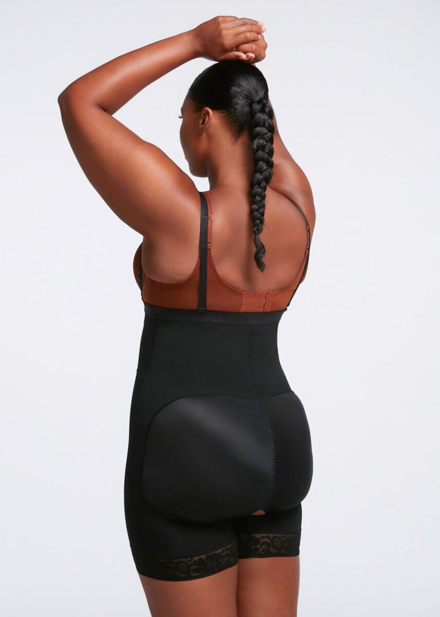 Shorts Modelador Cintura Alta com Zíper Frontal - Booty Lift