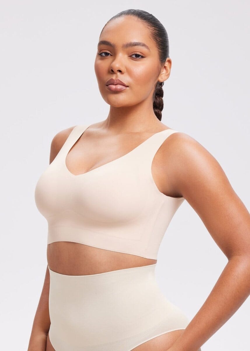 Sutiã Modelador Sem Costura com Decote em V - Up Comfort