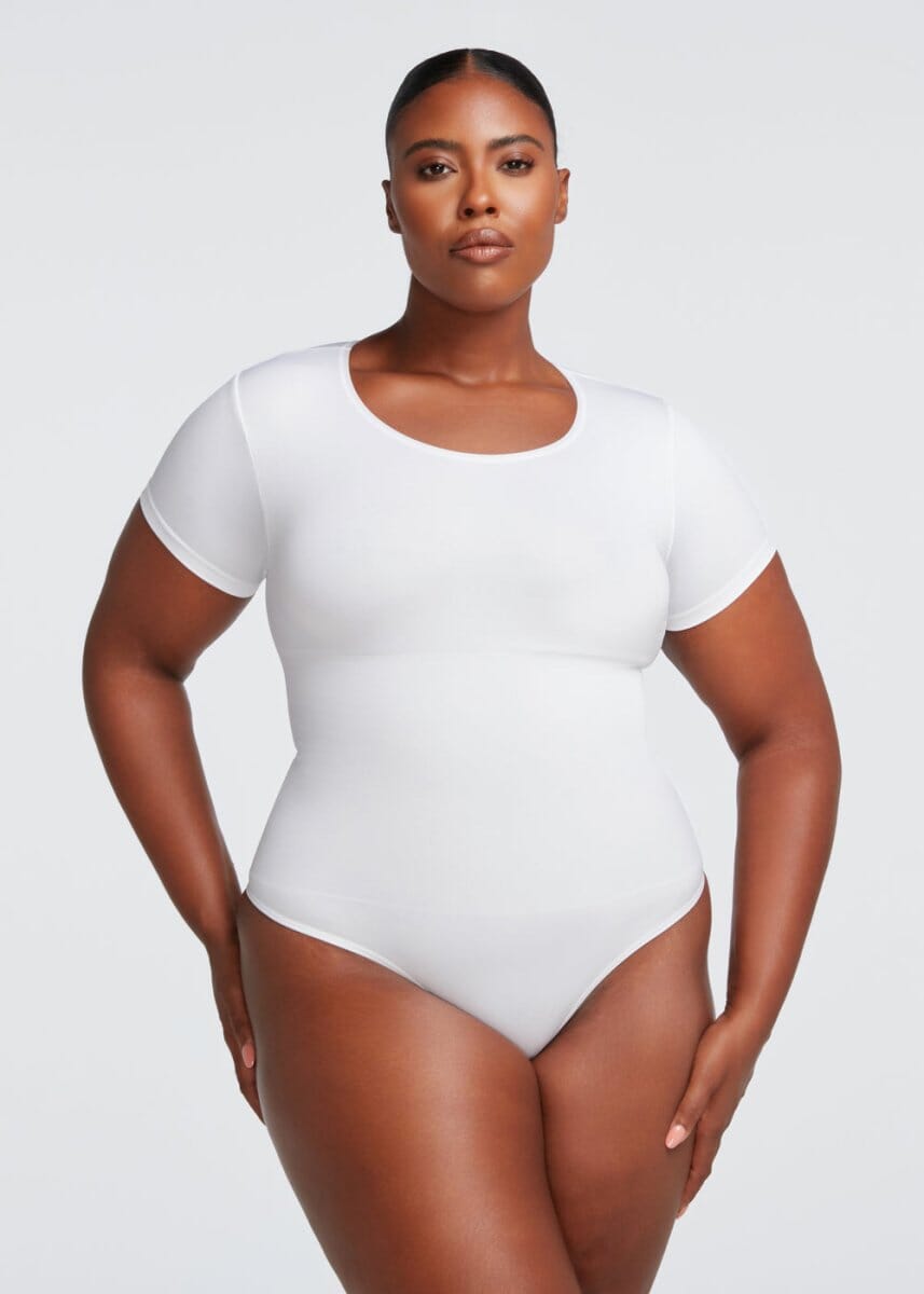 Body Modelador Sem Costura ComfortFit Manga Curta