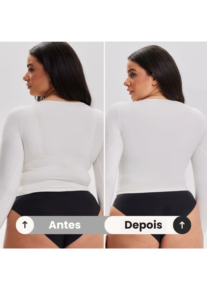 Sutiã Modelador Sem Costura com Decote em V - Up Comfort