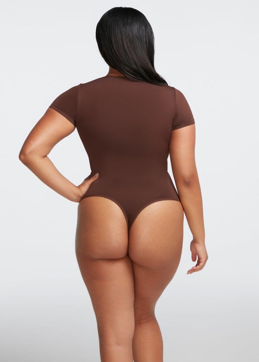 Body Modelador Sem Costura ComfortFit Manga Curta