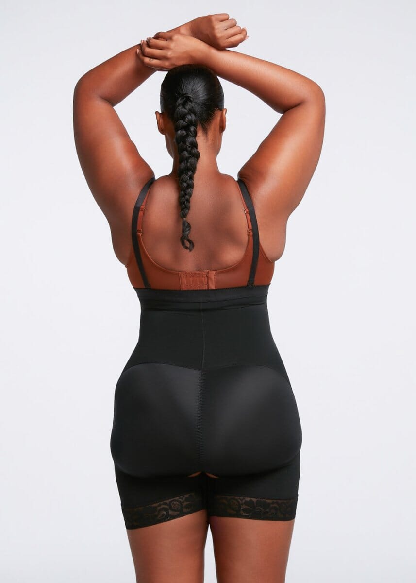 Shorts Modelador Cintura Alta com Zíper Frontal - Booty Lift