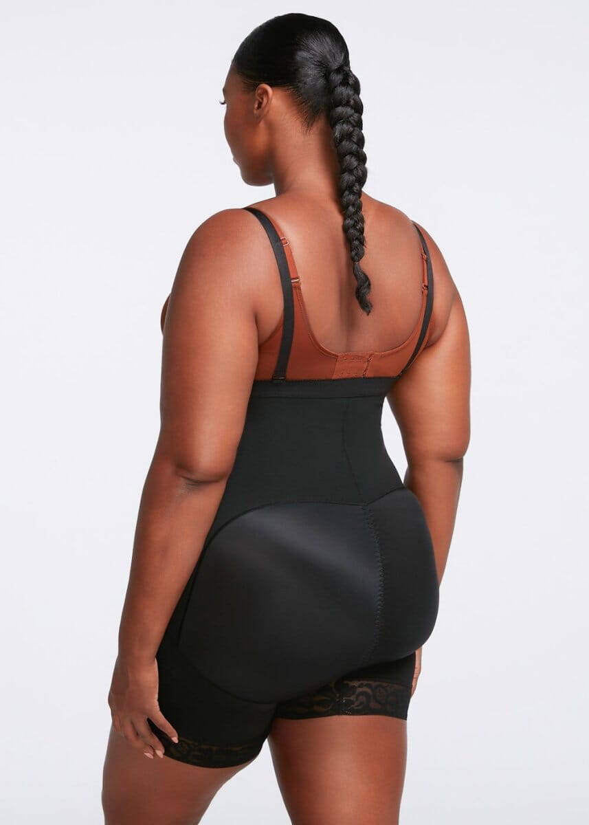 Shorts Modelador Cintura Alta com Zíper Frontal - Booty Lift