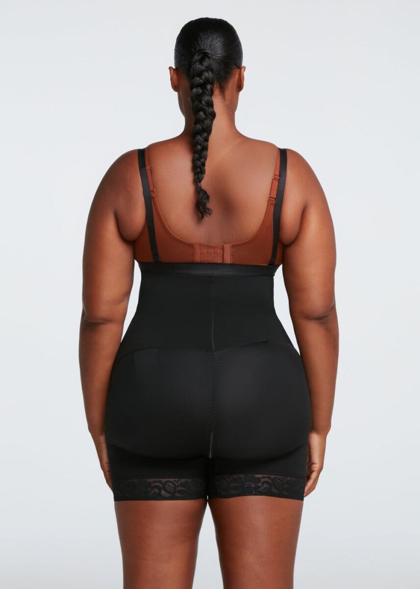 Shorts Modelador Cintura Alta com Zíper Lateral - Booty Lift