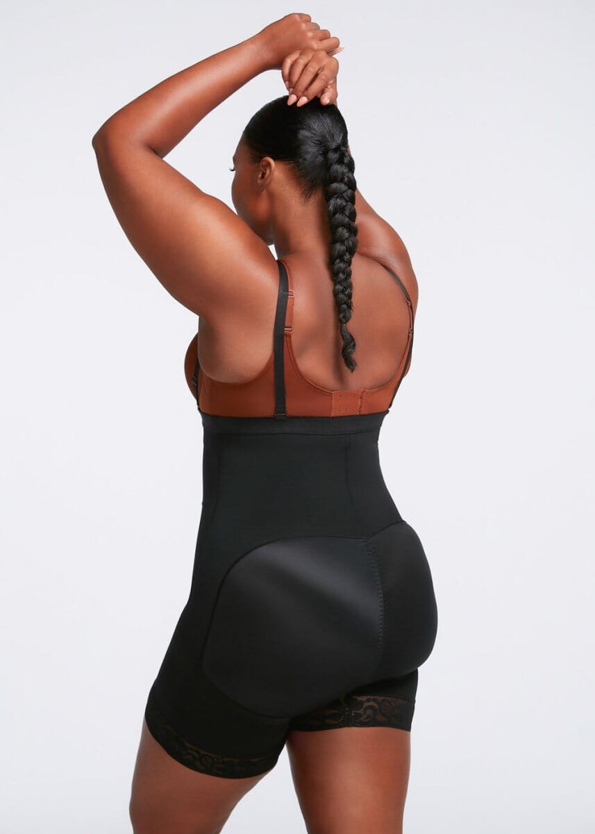 Shorts Modelador Cintura Alta com Zíper Frontal - Booty Lift