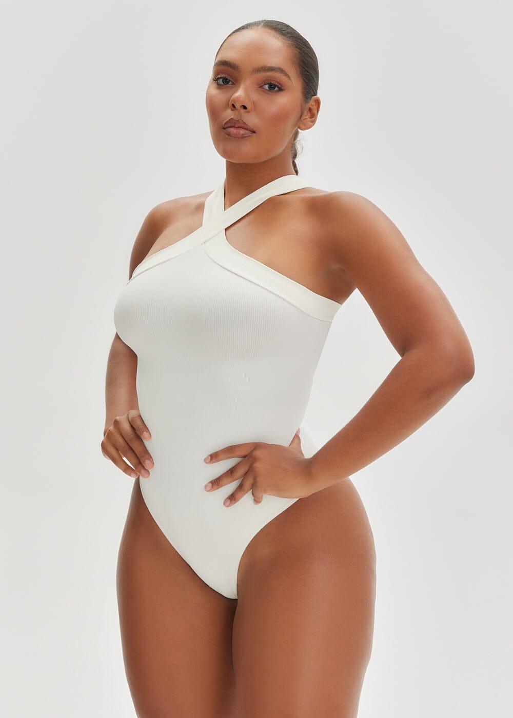 Body Modelador Crossover Halter