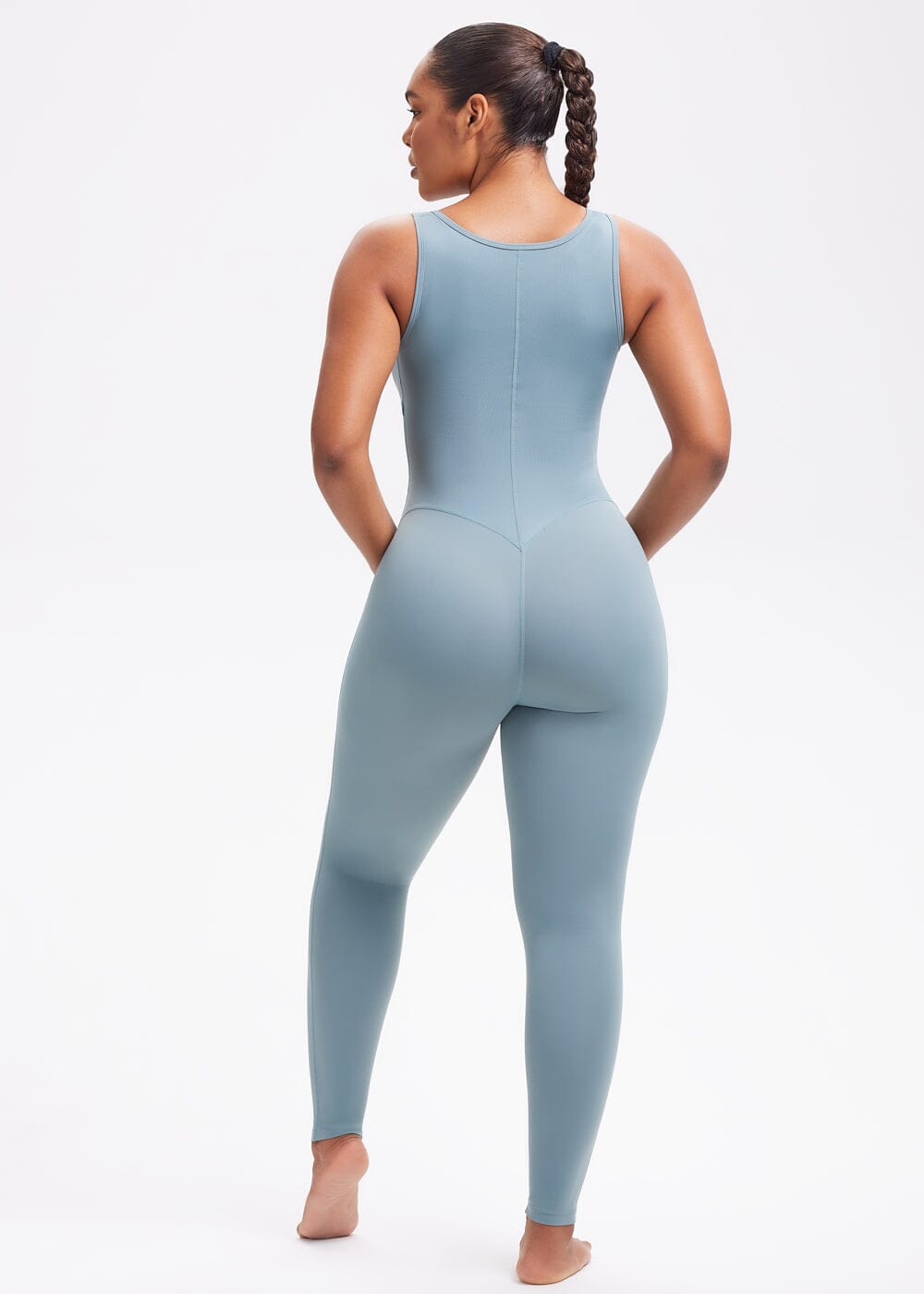 Macacão Legging de Compressão Regata - Sauna Power