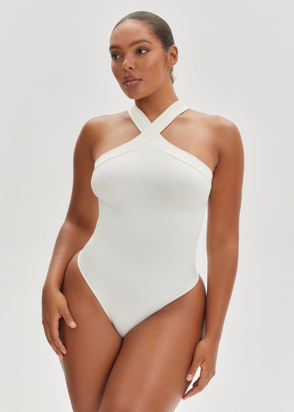 Body Modelador Crossover Halter