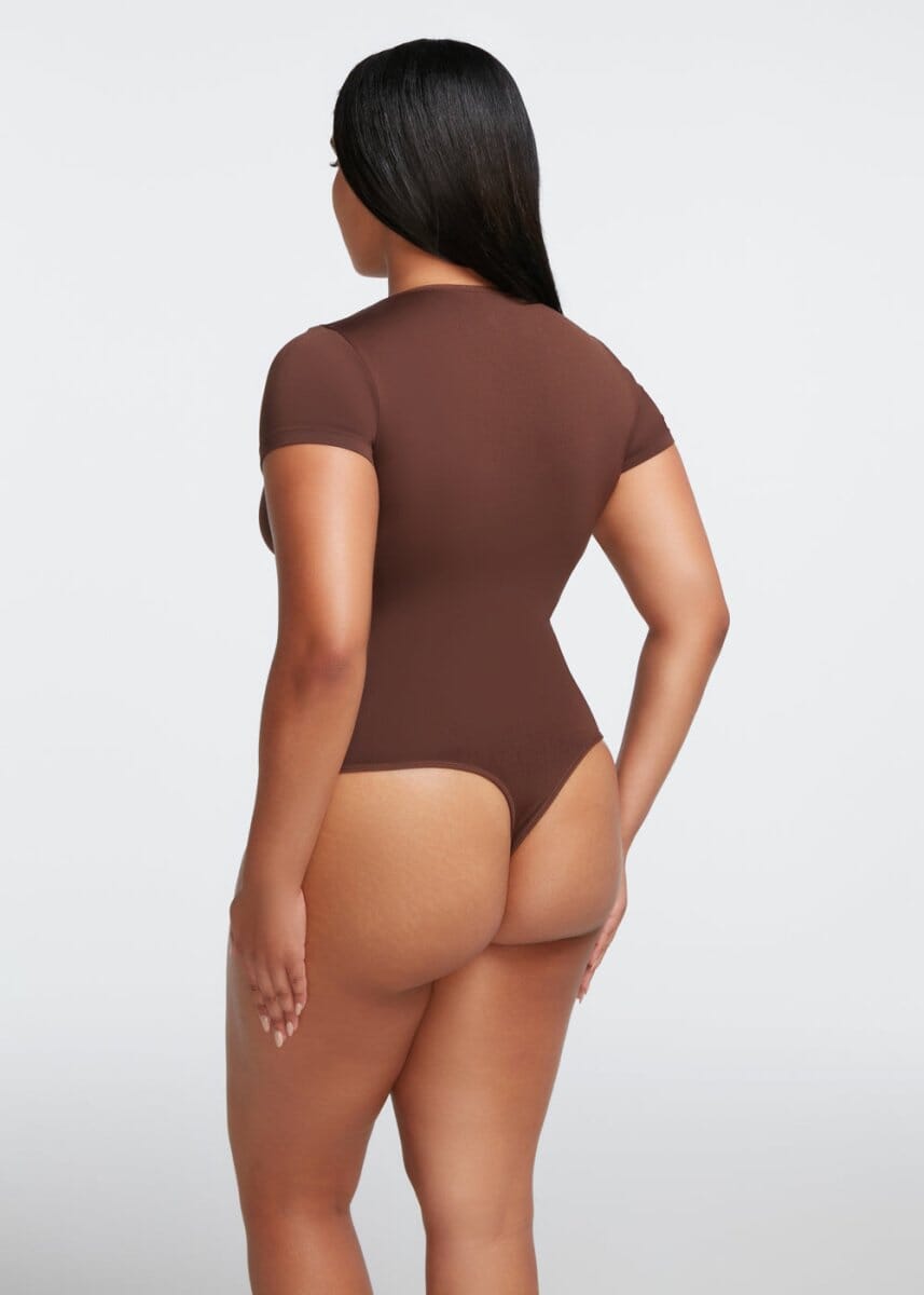 Body Modelador Sem Costura ComfortFit Manga Curta