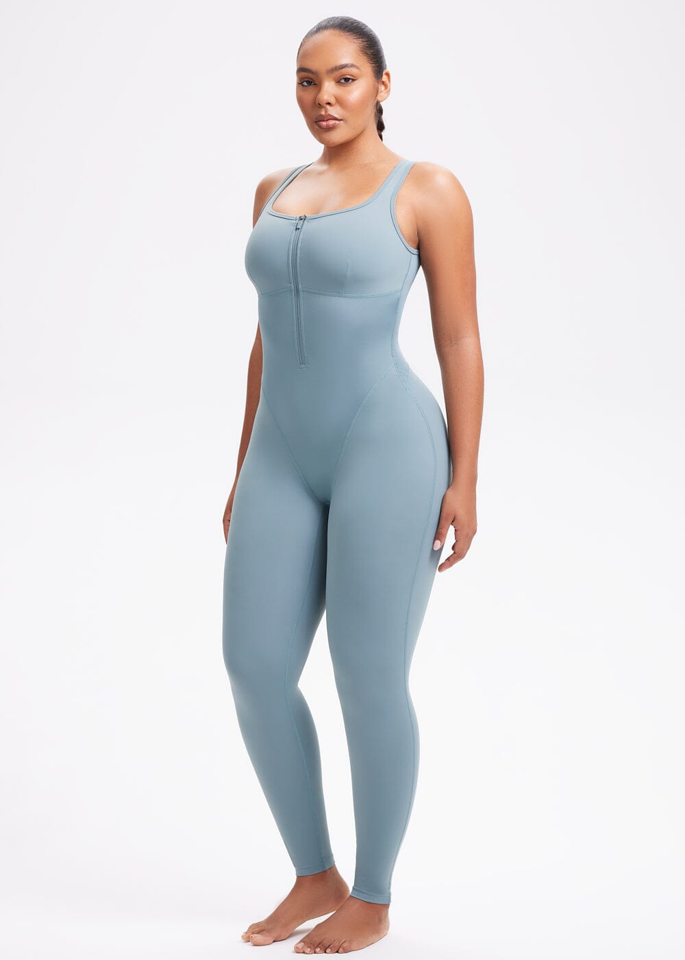 Macacão Legging de Compressão Regata - Sauna Power