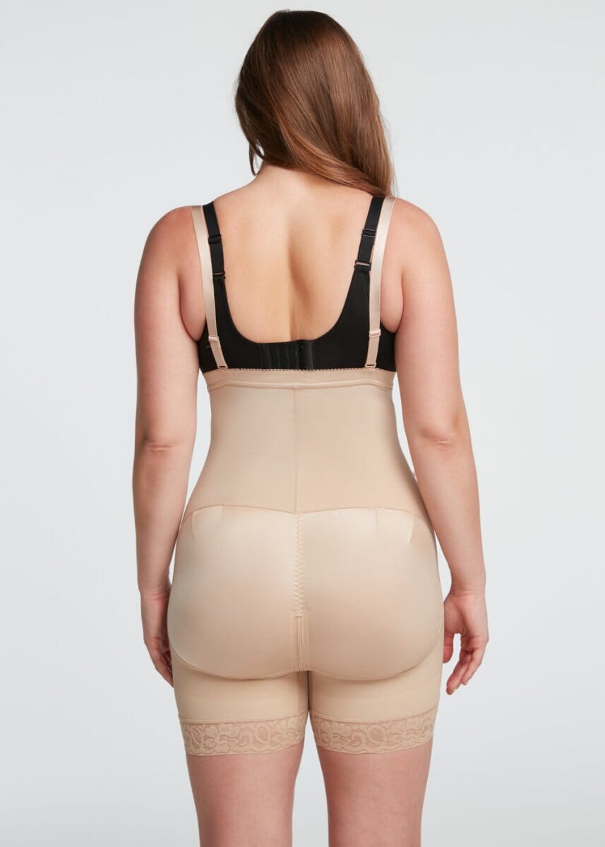 Shorts Modelador Cintura Alta com Zíper Lateral - Booty Lift