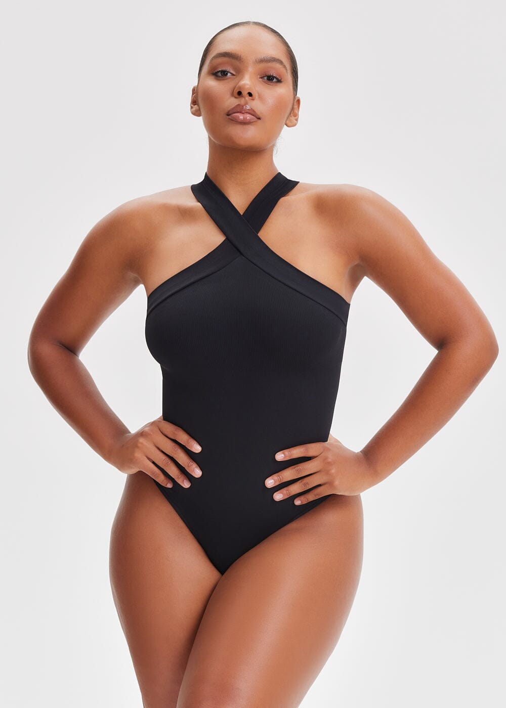 Body Modelador Crossover Halter