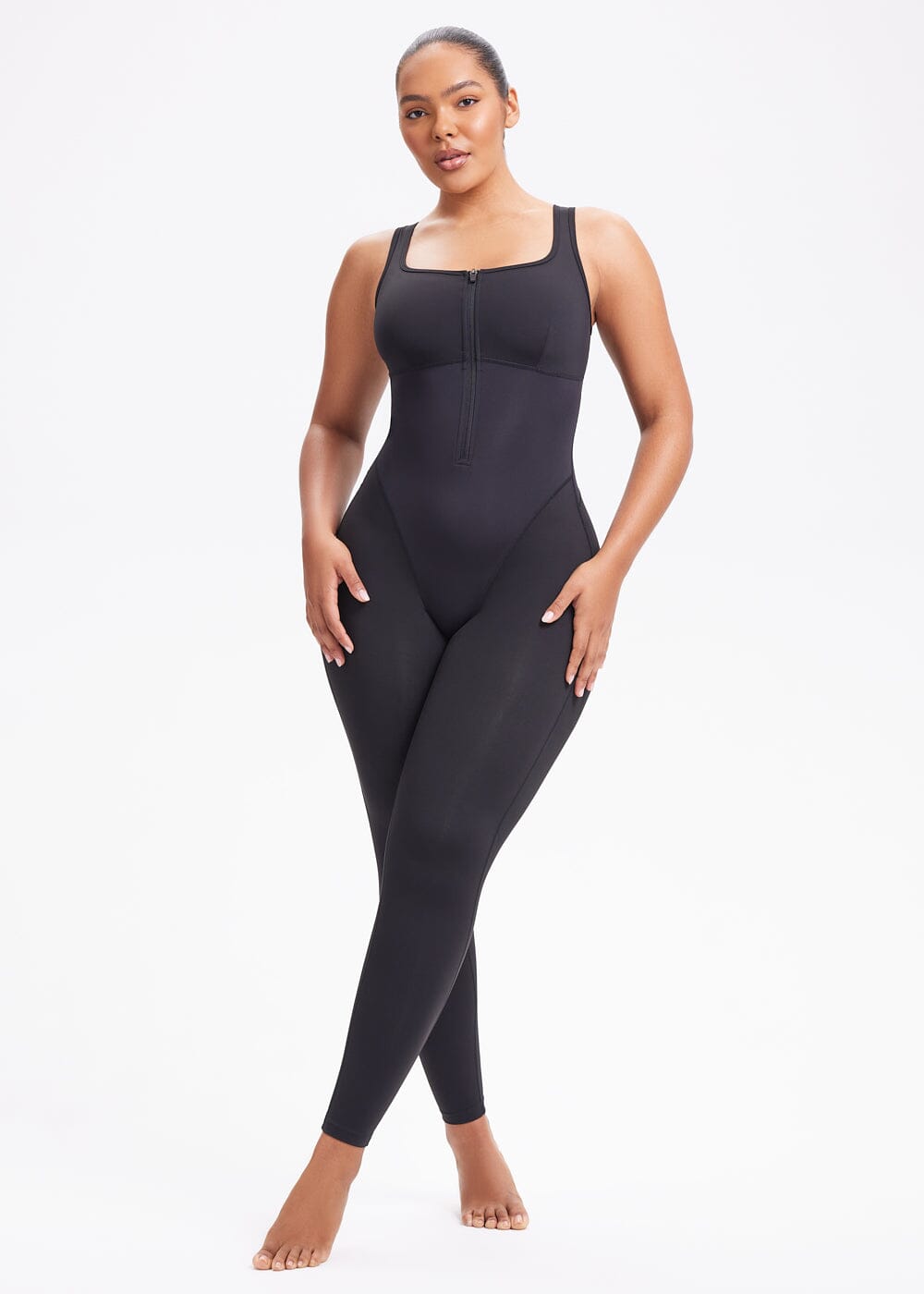 Macacão Legging de Compressão Regata - Sauna Power