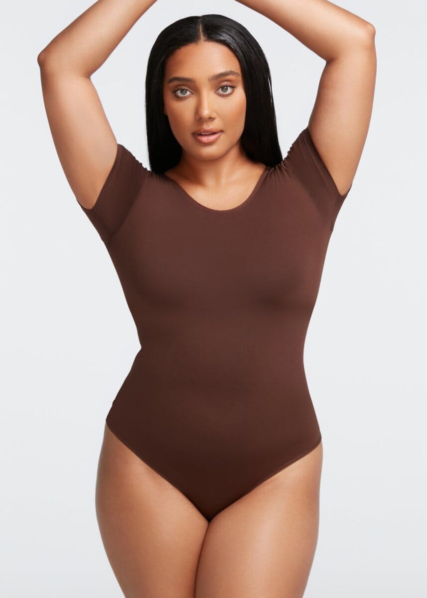 Body Modelador Sem Costura ComfortFit Manga Curta