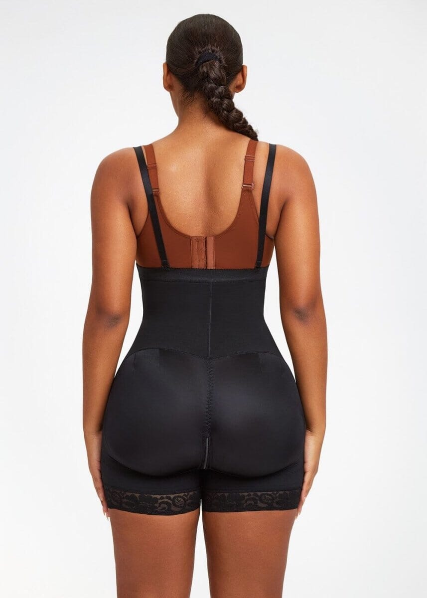 Shorts Modelador Cintura Alta com Zíper Lateral - Booty Lift