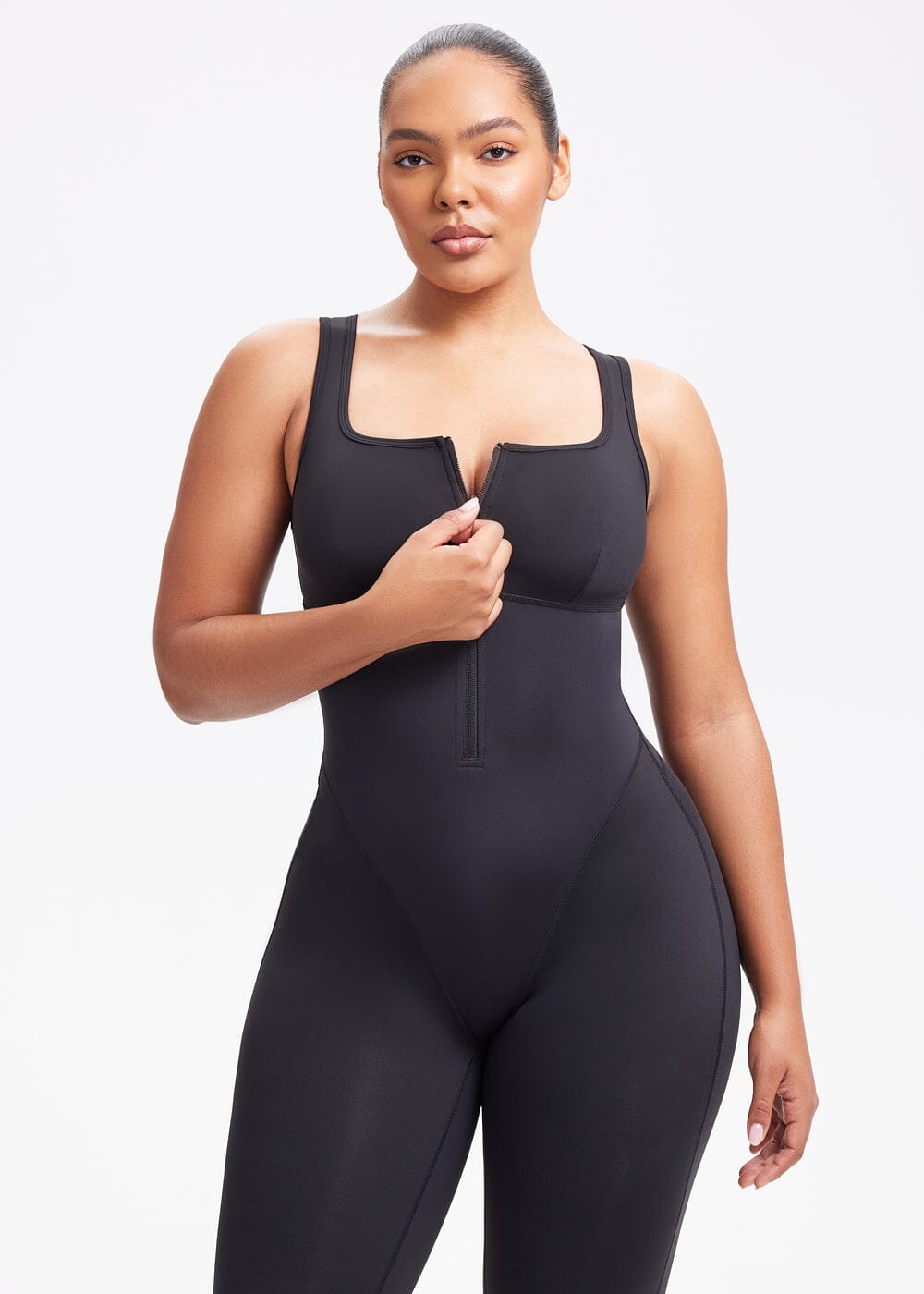 Macacão Legging de Compressão Regata - Sauna Power