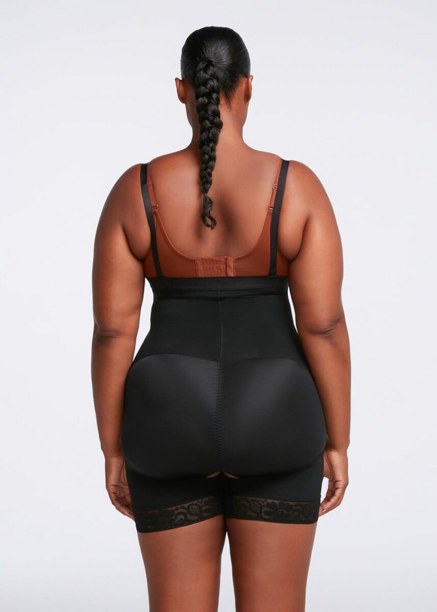 Shorts Modelador Cintura Alta com Zíper Frontal - Booty Lift