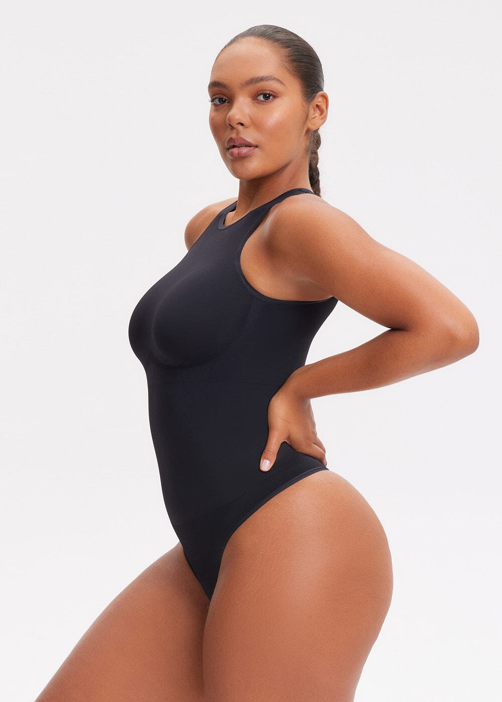 Body Modelador Regata Fio Dental Top Shape